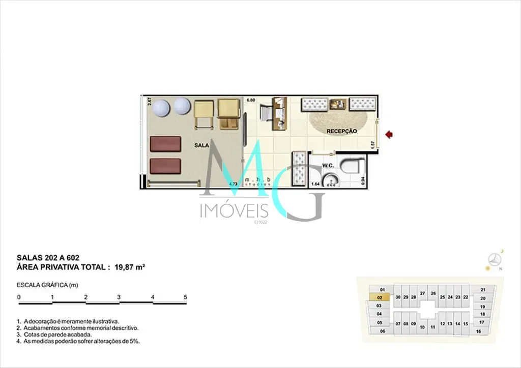 Sala-Conjunto, 21 m² - Foto 10