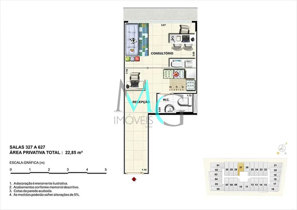 Sala-Conjunto, 21 m² - Foto 17