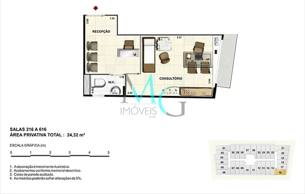Sala-Conjunto, 21 m² - Foto 18