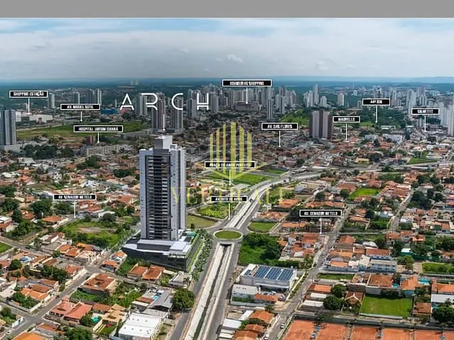 Apartamento 3 quartos e 3 banheiros, à venda, no bairro Cidade Alta em Cuiabá