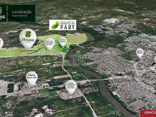 Terreno com 393m², à venda, no bairro Planejado Mirante do Pary em Passagem da Conceição (Várzea Grande)
